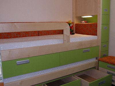 Dětské pokoje a nábytek pro děti.